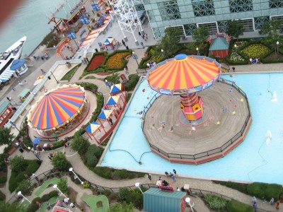 view from the ferris wheel on navy pier view from the ferris wheel on navy pier